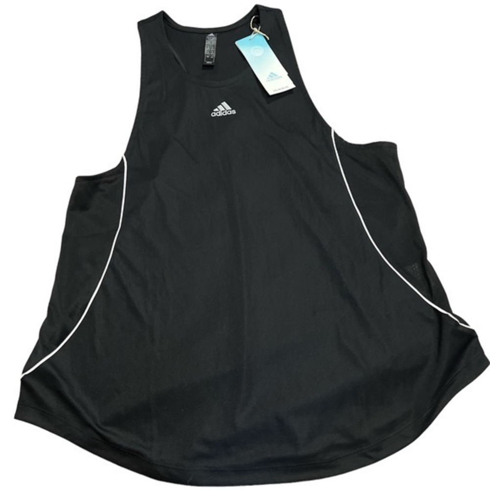 Adidas Women’s Primeblue Run Tank Top Black‎ Size Medium NEW